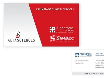 Altascience - Carte d'affaire